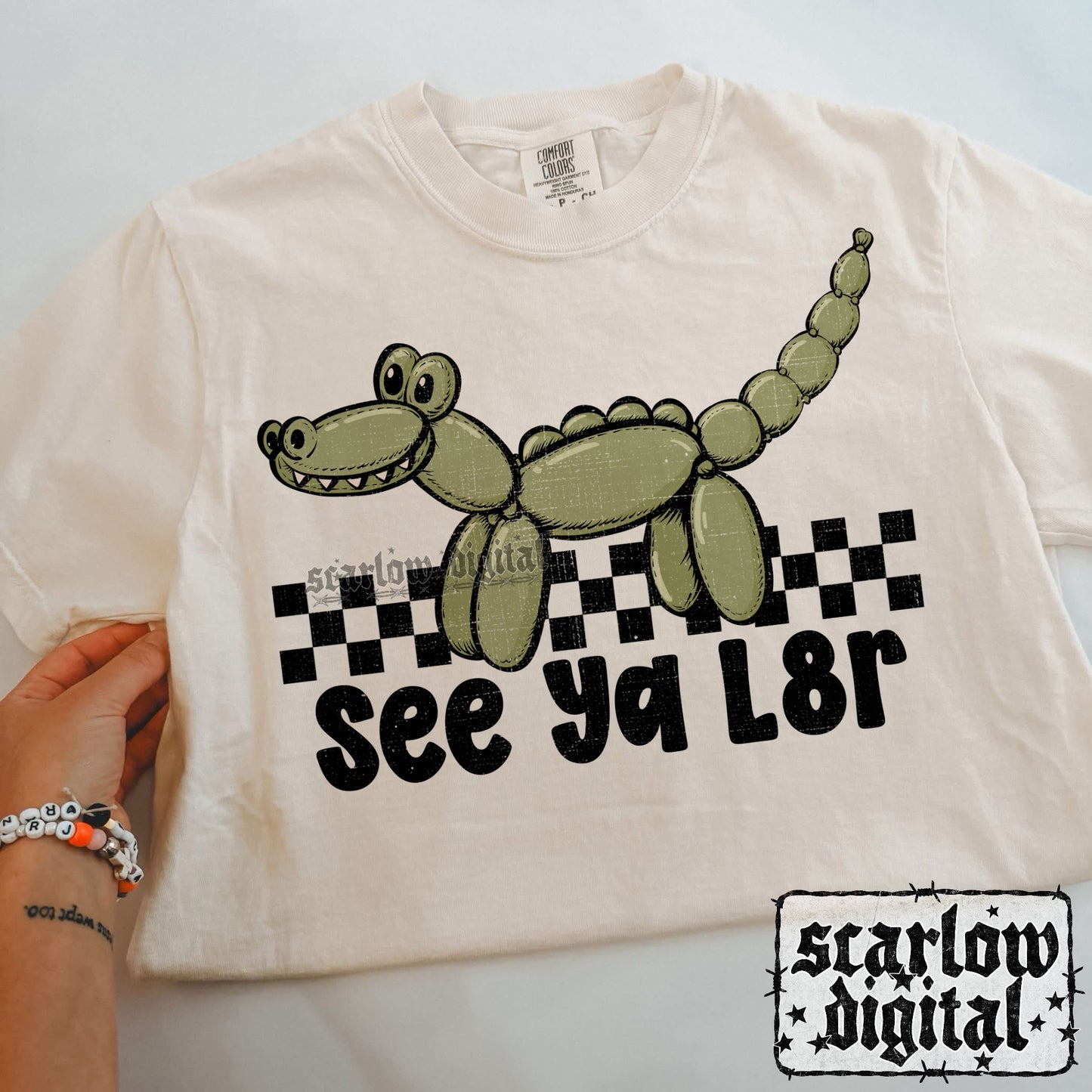 See Ya L8r Balloon Animal PNG Digital Design