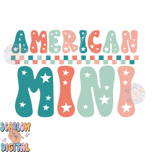 American Mini PNG-Fourth of July Sublimation Digital Design Download-kids fourth png, freedom png, patriotic png, july 4th mama mini png