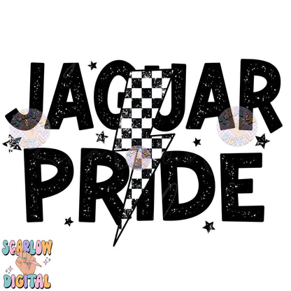 Jaguar Pride PNG Digital Design Download, go Jaguars png, retro mascot png, school spirit png, team spirit png, school png, team name png