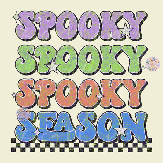 Spooky Season PNG-Halloween Sublimation Digital Design Download-retro halloween png, y2k halloween png, spooky designs, 90s halloween png