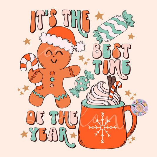 Best Time of the Year PNG-Christmas Sublimation Digital Design Download-hot cocoa png, christmas candy png, gingerbread cookie png designs