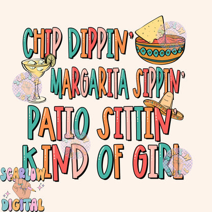 Chip Dippin' PNG Digital Design Download, mexican food png, margarita png, tequila png, funny sublimation designs, trendy png, adult png