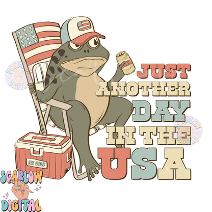 Just Another Day in the USA PNG-Fourth of July Sublimation Digital Design Download-patriotic png, america png, funny july 4th png, men's png