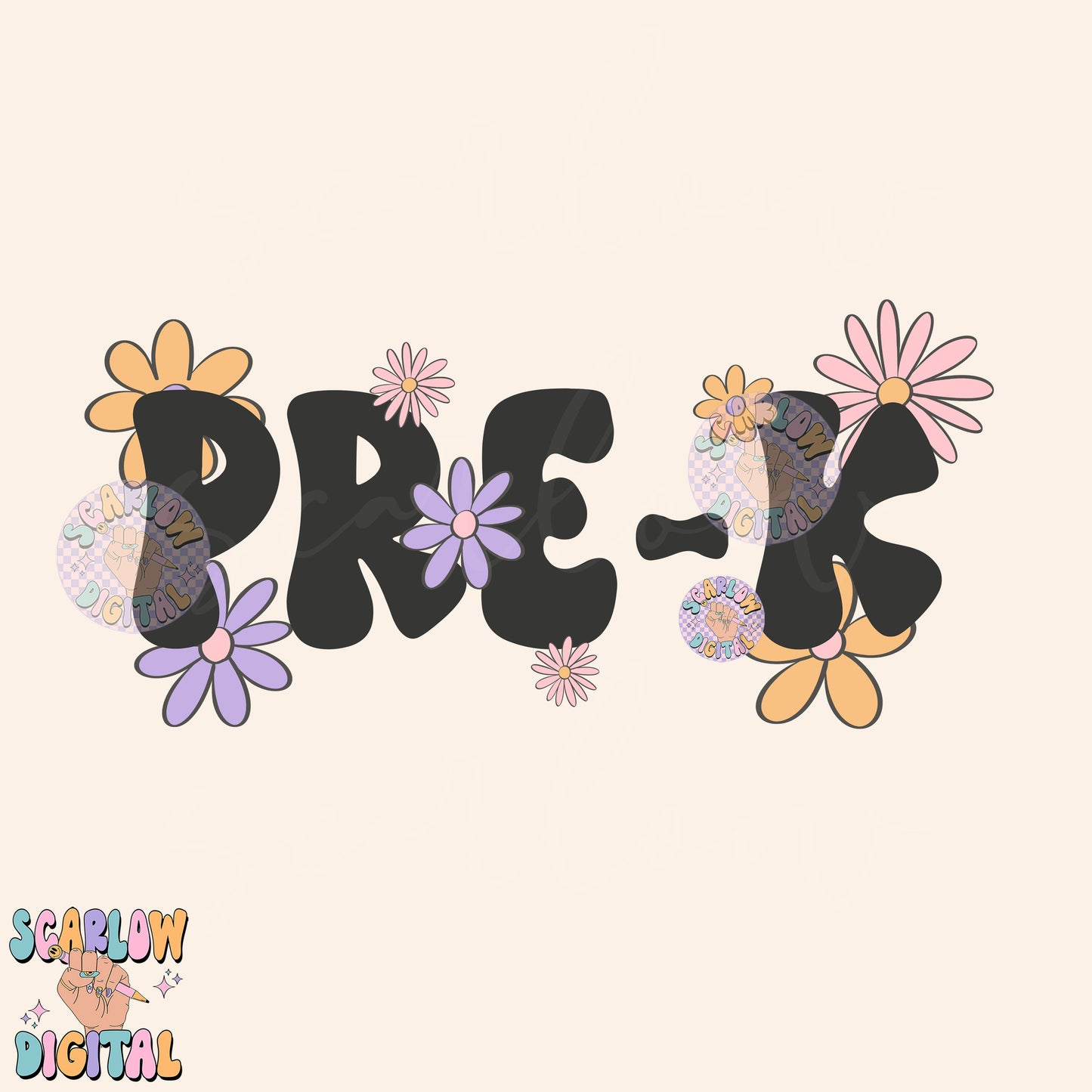 PreK PNG Digital Design Download, back to school png, little girl png, flowers png, floral png, trendy school designs, girl tshirt png