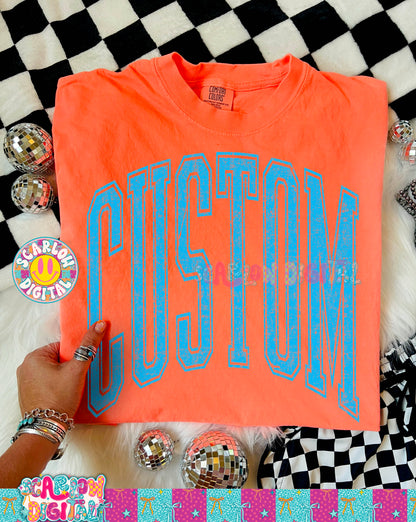 Oversized Custom Design  - REVIEW DESCRIPTION BEFORE PURCHASING