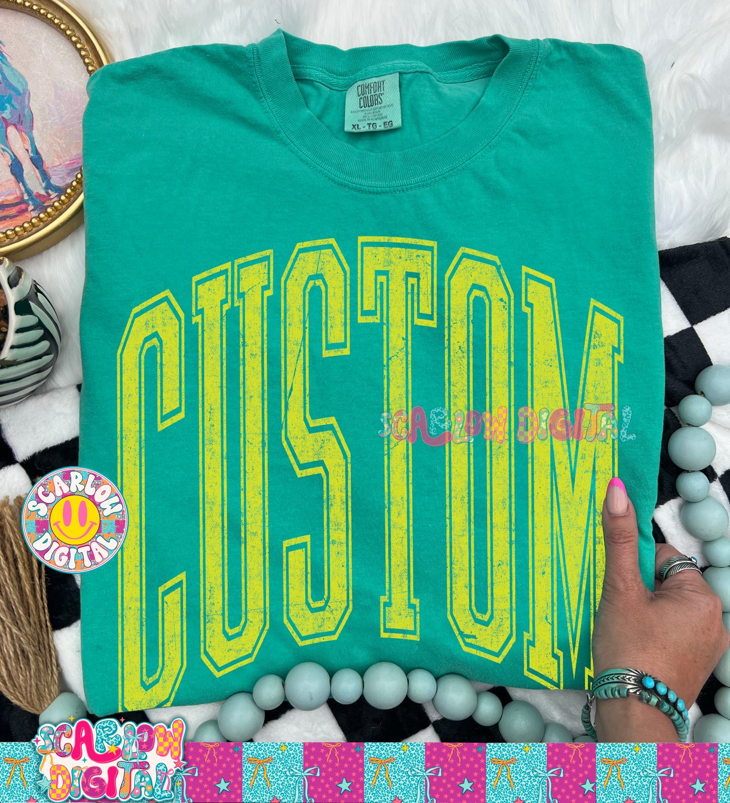 Oversized Custom Design  - REVIEW DESCRIPTION BEFORE PURCHASING