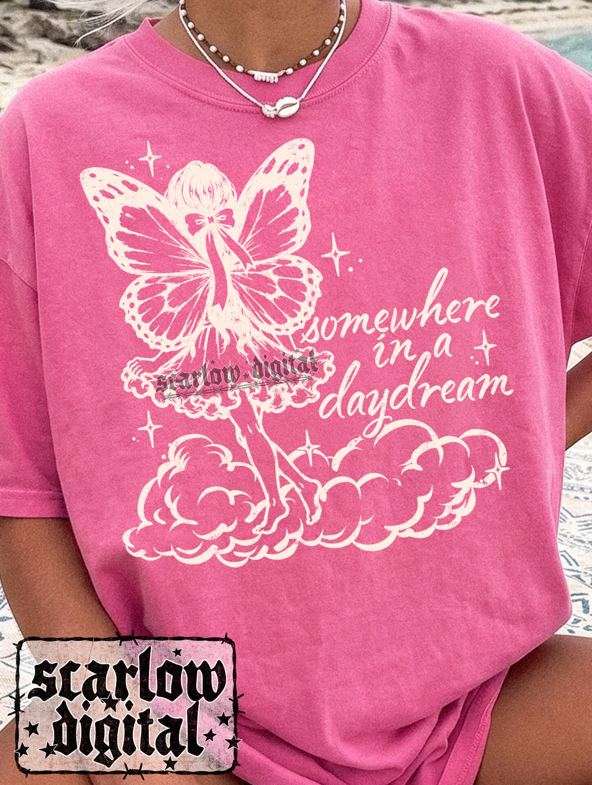 Somewhere in a Daydream PNG Digital Design