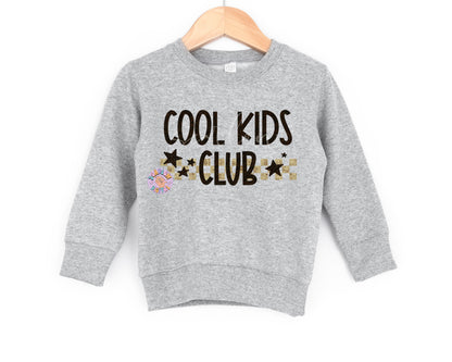 Cool Kids Club PNG Design-Kids Sublimation Digital Design Download-retro kids png, simple kids png, png designs for kids, kiddo png design