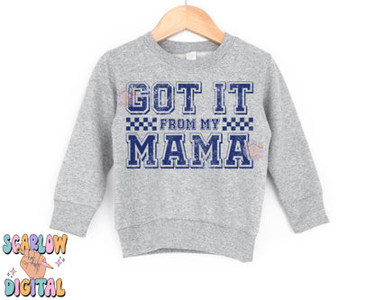 Got It From My Mama SVG-Kids Cut File Digital Design Download-mama's boy svg, svg for kids, little boy designs, simple girl svg designs