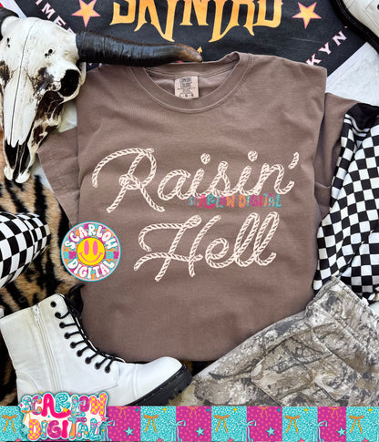 Raisin Hell PNG Digital Design