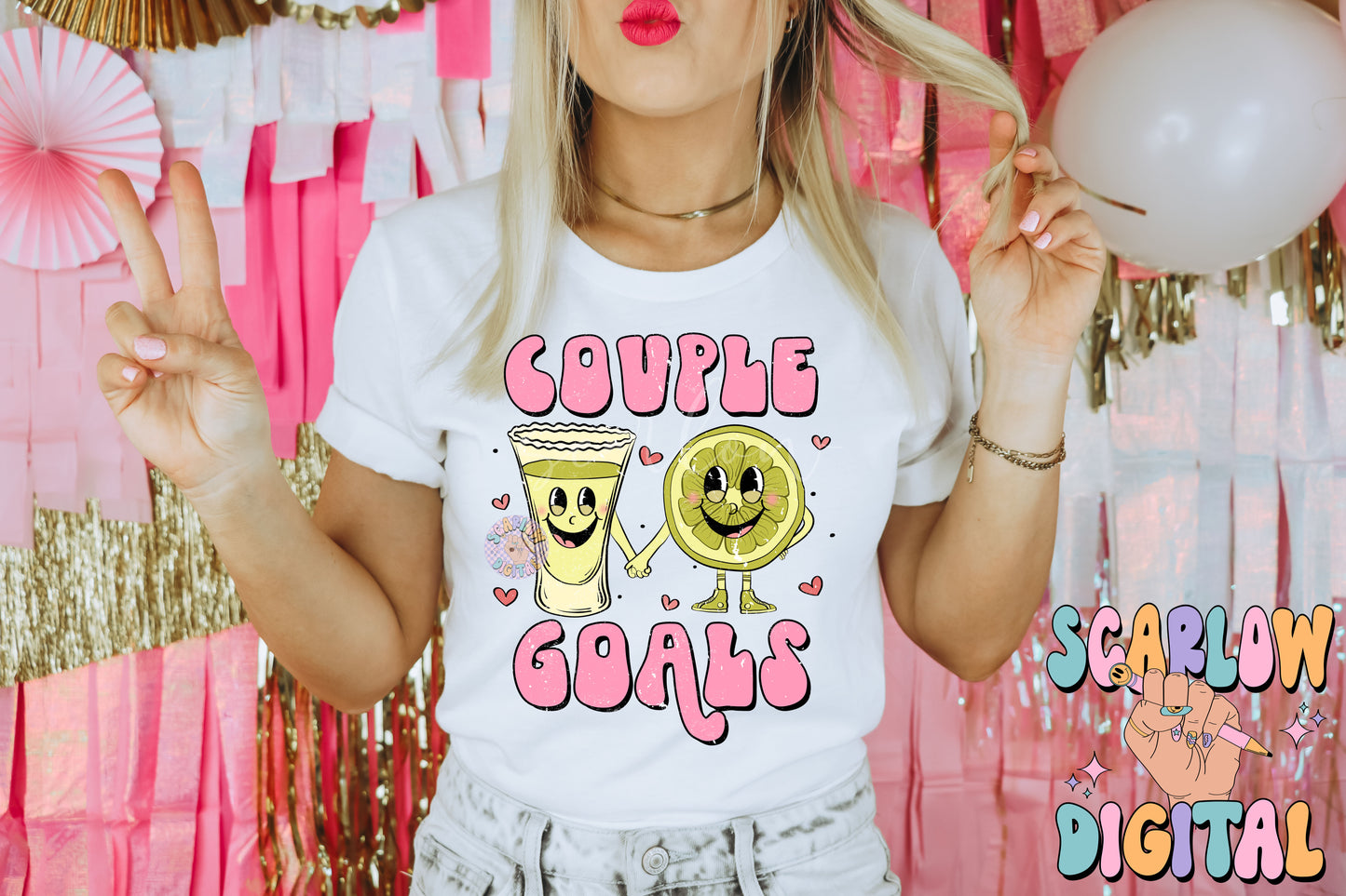 Couple Goals PNG-Valentine's Day Sublimation Digital Design Download-tequila and lime png, hearts png, funny valentine's day png designs