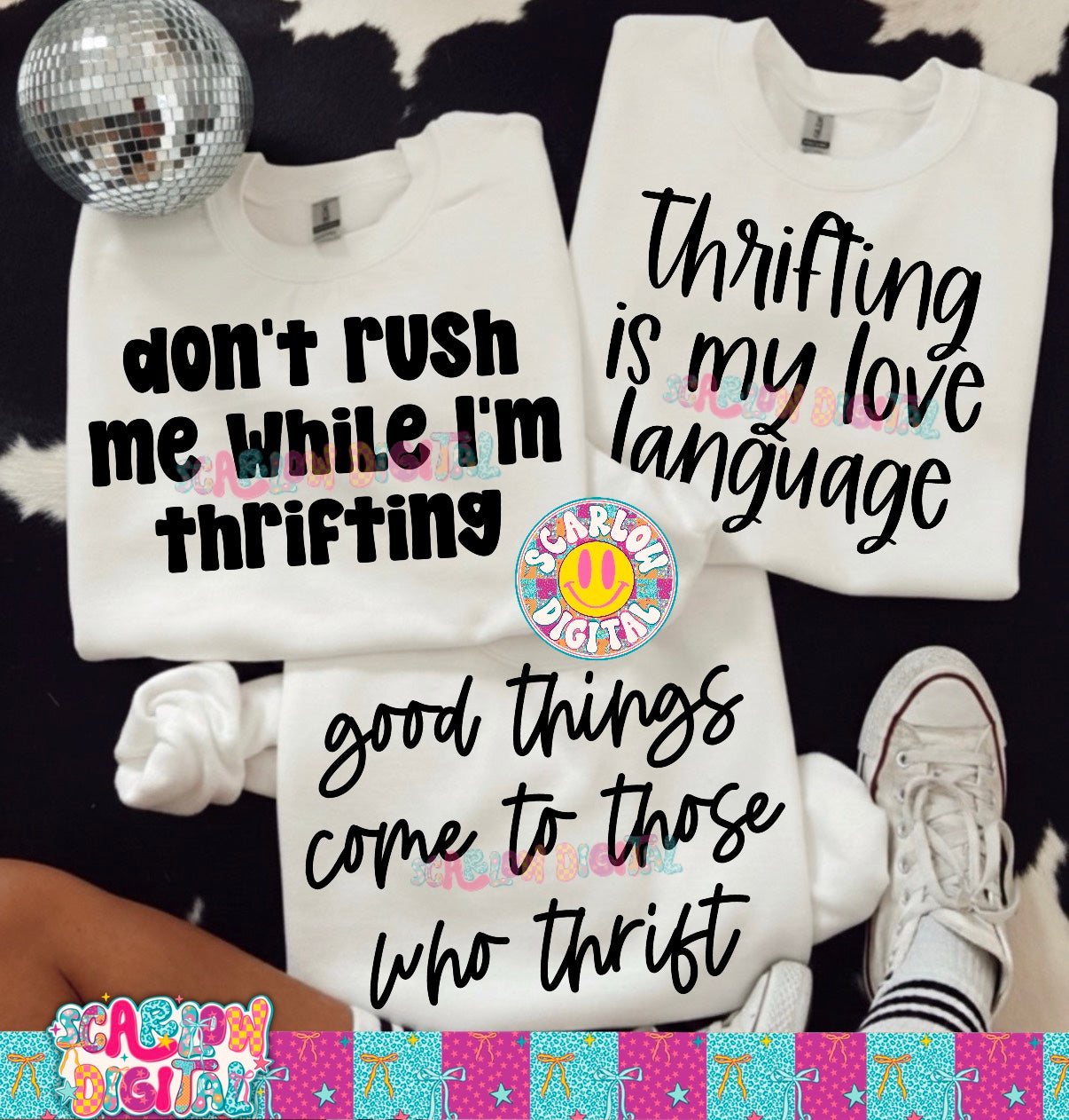 Thrifting Bundle PNG Digital Design