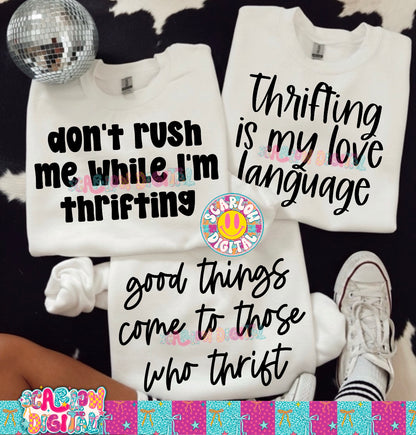 Thrifting Bundle PNG Digital Design