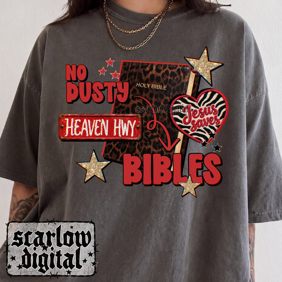 No Dusty Bibles PNG Digital Design