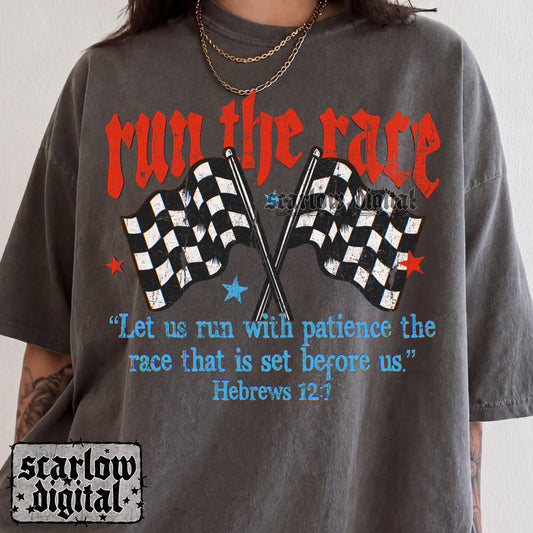Run the Race PNG Digital Design