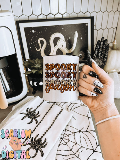 Spooky Season PNG Digital Design Download, vintage spooky season png, vintage halloween png, trendy fall png, pumpkin png, october png