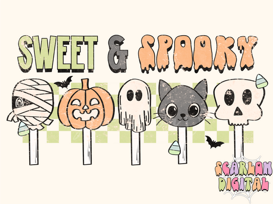 Sweet and Spooky PNG-Halloween Sublimation Digital Design Download-kids halloween png, ghost suckers png, pumpkin png, mummy png, skull png