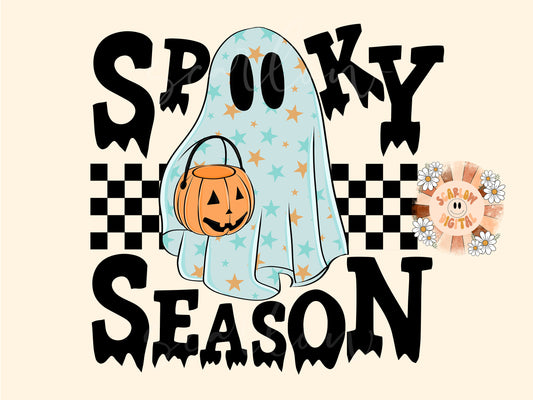 Spooky Season PNG-Halloween Sublimation Digital Design Download-cute ghost png, little boy png, spooky boy png, trendy png, pumpkin png