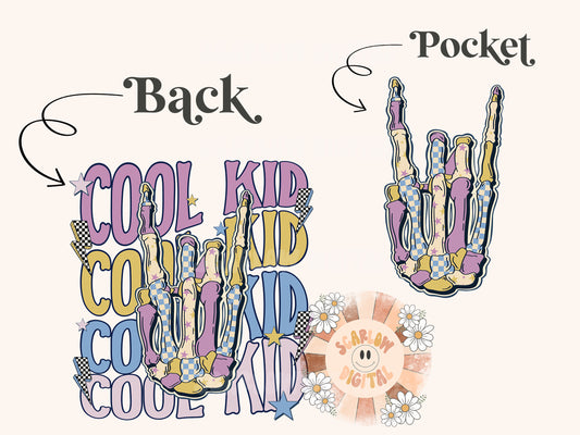 Cool Kid Pocket and Back PNG Bundle-Rocker Sublimation Digital Design Download-kids png, png for girls, edgy png, grunge png, skeleton png