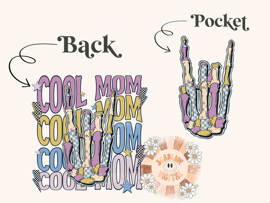 Cool Mom Pocket and Back PNG Bundle-Rocker Sublimation Digital Design Download-mom png, png for moms, edgy png, grunge png, skeleton png