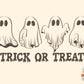 Trick or Treat SVG-Halloween Cut File Digital Design Download-spooky season svg, ghost svg, boho ghost svg, retro svg, vintage halloween svg