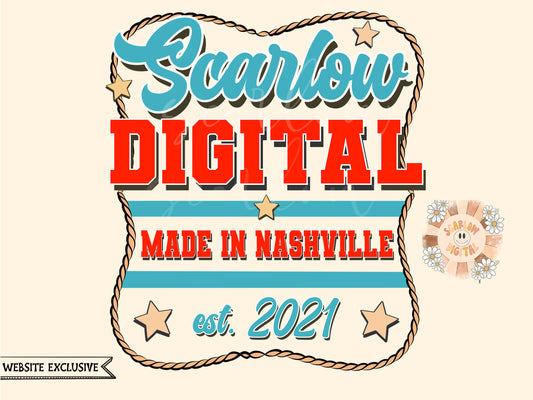 Made in Nashville PNG-Scarlow Branded Digital Design Download