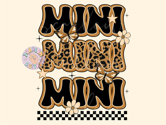 Mini PNG-Butterfly Sublimation Digital Design Download-flowers png, grunge png, mama mini png, mommy & me png, rocker png design, girl png
