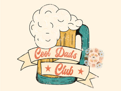 Cool Dads Club PNG-Beer Sublimation Digital Design Download-daddy png, png for dads, Fathers Day png, daddy tshirt png sublimation design