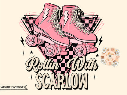 Rollin' With Scarlow PNG-Scarlow Branded Digital Design Download