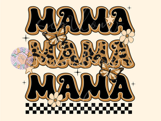 Mama PNG-Butterfly Sublimation Digital Design Download-flowers png, grunge png, mama mini png, mommy & me png, rocker png design, mom png