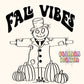 Fall Vibes SVG-Autumn Cricut Cut File Digital Design Download-scarecrow svg, pumpkins svg, boho fall svg, halloween svg, october svg files