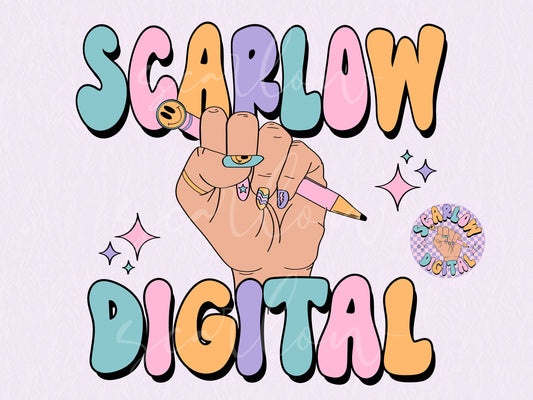 Scarlow Logo PNG-Scarlow Branded Digital Design Download