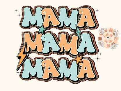Mama PNG Sublimation Digital Design Download, retro mama png, preppy mama png, boho mama png, png for moms, mommy and me png, mama mini png
