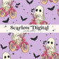 Cycopath Seamless Pattern-Halloween Sublimation Digital Design Download-spooky seamless file, ghost seamless file, fall seamless patterns