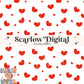 Hearts Seamless Pattern-Valentine's Day Sublimation Digital Design Download-red hearts seamless pattern, valentine's day digital paper