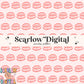 Kisses Seamless Pattern-Valentine's Day Sublimation Digital Design Download-xoxo seamless pattern, lips seamless pattern, boy seamless file