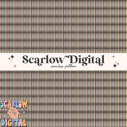 Crayons Seamless Pattern Digital Design Download, back to school digital paper, boy school seamless print, colorful teacher seamless designs