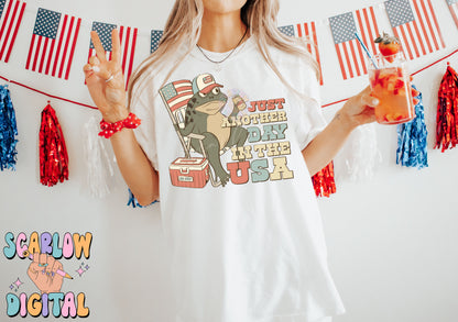 Just Another Day in the USA PNG-Fourth of July Sublimation Digital Design Download-patriotic png, america png, funny july 4th png, men's png