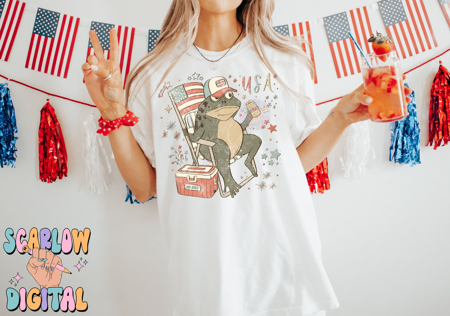 USA PNG-Fourth of July Sublimation Digital Design Download-patriotic png, funny july 4th png, frog png, adult humor png, beer png designs