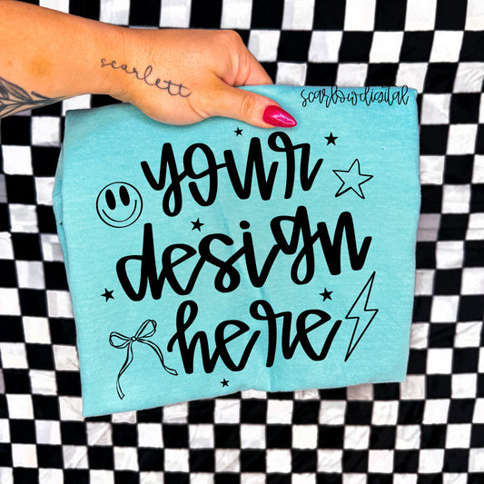 Comfort Colors Chalky Mint Tshirt Mockup