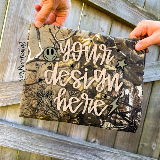 Russell Outdoors Camo Tshirt Mockup
