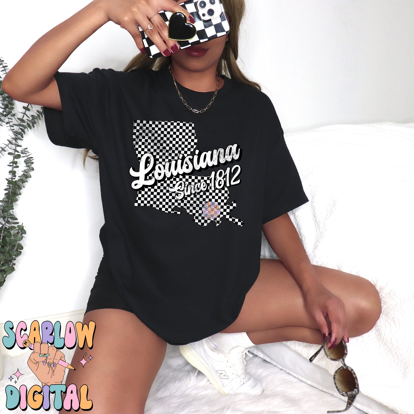Louisiana PNG Digital Design Download
