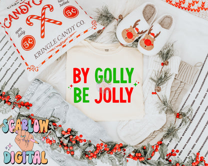 By Golly Be Jolly PNG Digital Design