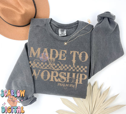 Made to Worship PNG Digital Design