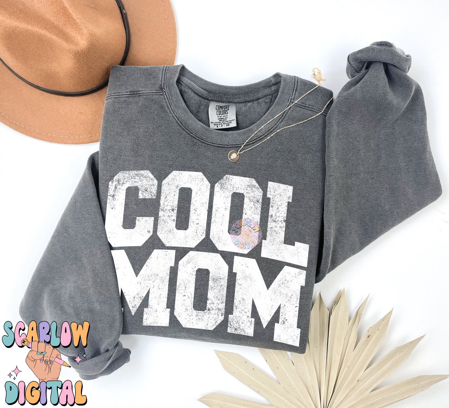 Cool Mom PNG Digital Design