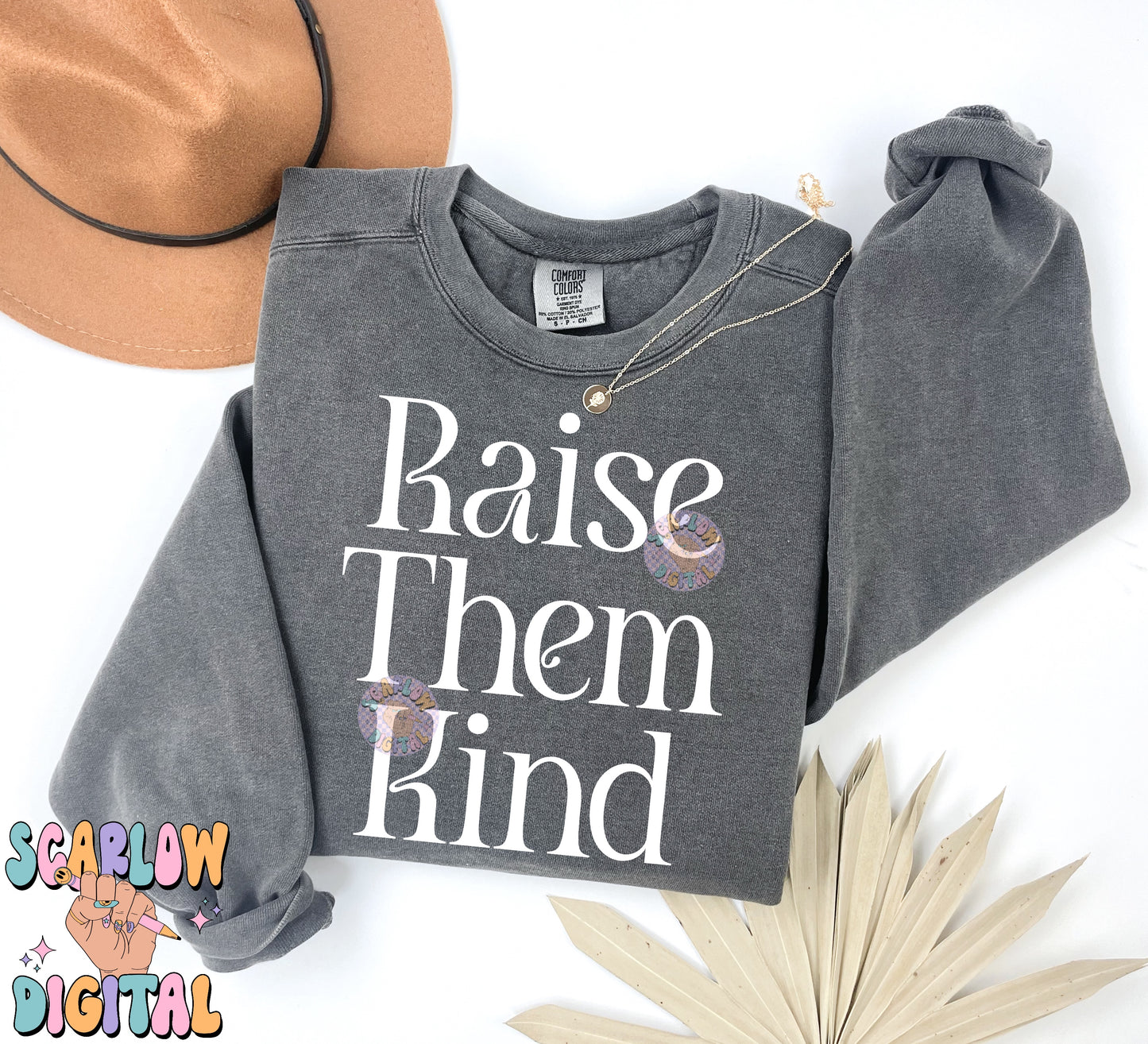 Raise Them Kind PNG Digital Design Download