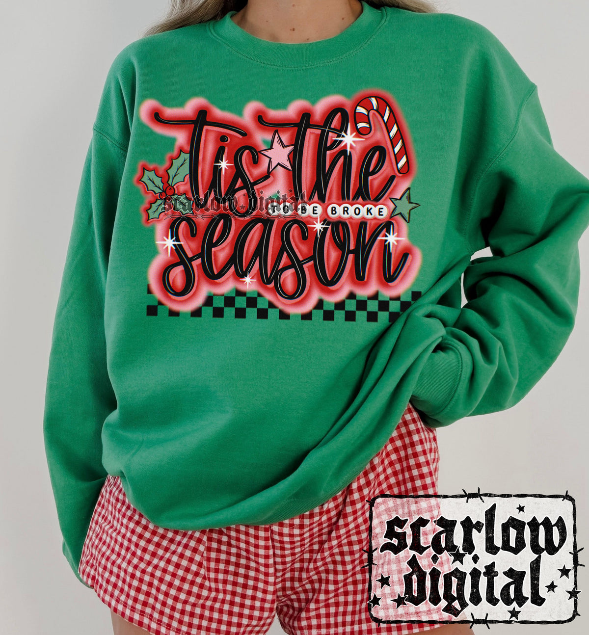 Tis the Season Christmas PNG Digital Design