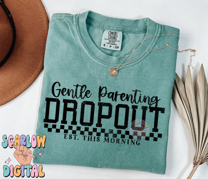 Gentle Parenting Dropout PNG Digital Design