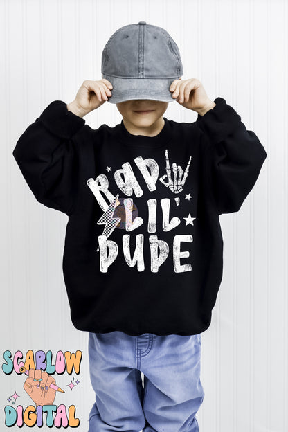 Rad Lil Dude PNG Digital Design