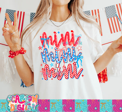 Patriotic Mini PNG Digital Design
